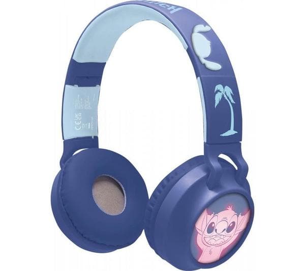 LEXIBOOK HPBT015D-00 Wireless Bluetooth Kids Headphones - Disney Stitch - Image 1