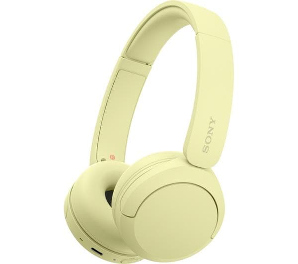 SONY WH-CH520Y Wireless Bluetooth Headphones - Yellow - Image 1