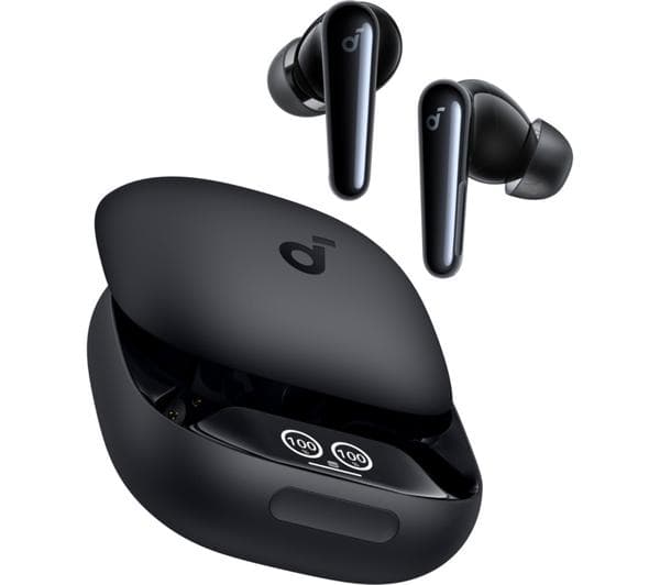 SOUNDCORE Liberty 4 Pro Wireless Bluetooth Noise-Cancelling Earbuds - Black - Image 1