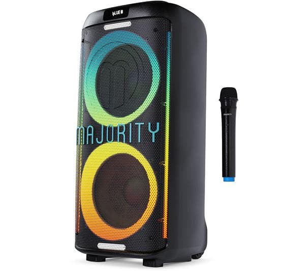 MAJORITY Pulse 4 Portable Bluetooth Megasound Party Speaker - Black - Image 1