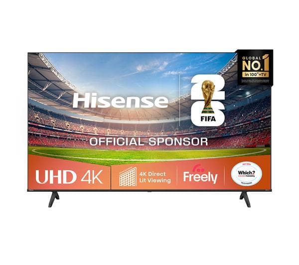 HISENSE A6Q 65\" LED 4K HDR Smart TV with Freely - 65A6QTUK - Image 1
