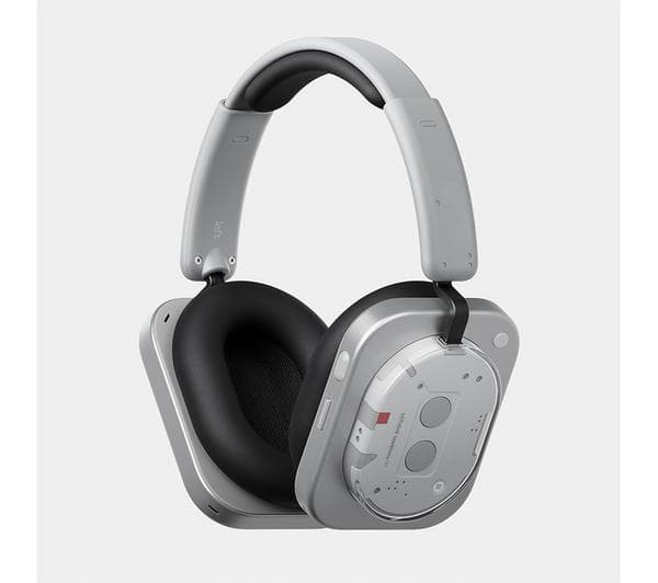 NOTHING Headphone (1) Wireless Bluetooth Noise-Cancelling Headphones - White - Image 1