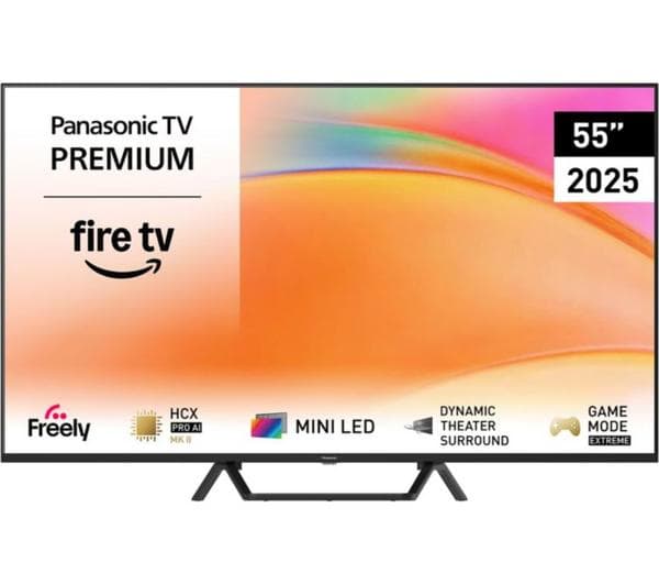 PANASONIC W95B 55\" Mini LED 4K HDR Smart Fire TV with Freely - TV-55W95BEB - Image 1
