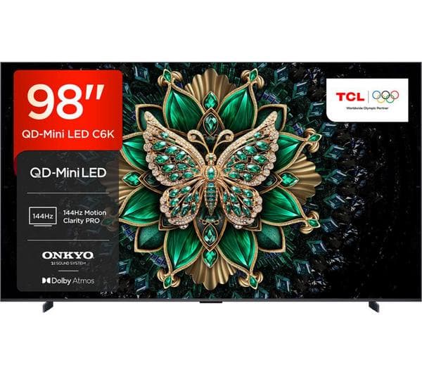TCL C6K 98\" QD-Mini LED 4K HDR Smart Google TV - 98C6K - Image 1