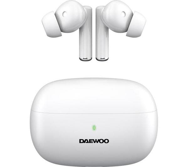 DAEWOO Air Buds AVS1626GE Wireless Bluetooth Earbuds - White - Image 1