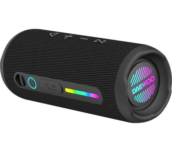 DAEWOO Boom Beat Splash Portable Bluetooth Speaker - Black - Image 1