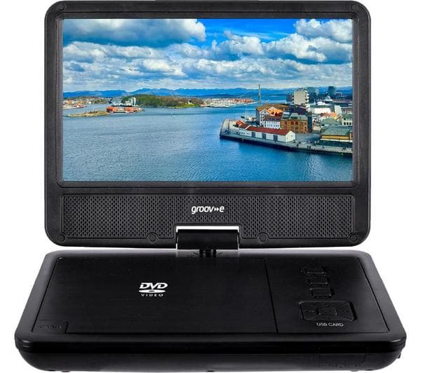 GROOV-E GVDP01BK Portable DVD Player - Black - Image 1