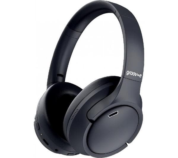 GROOV-E Harmony Wireless Bluetooth Noise-Cancelling Headphones - Black - Image 1