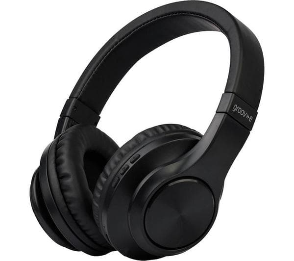 GROOV-E Rhythm Wireless Bluetooth Noise-Cancelling Headphones - Black - Image 1