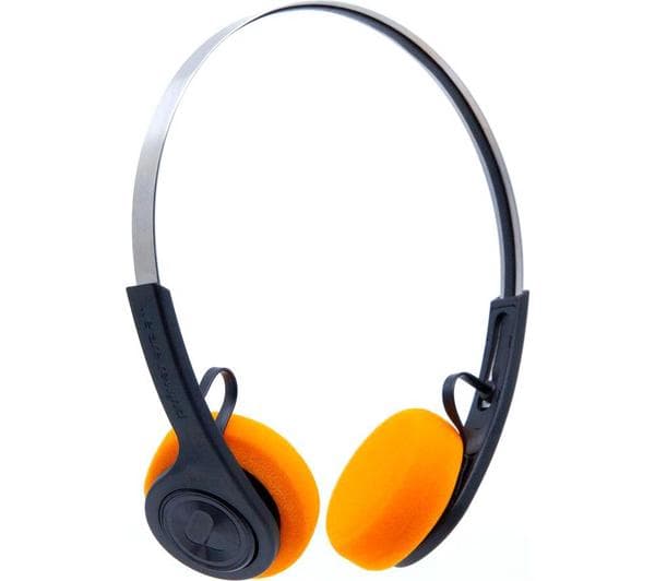 WE ARE REWIND EQ-001 Wireless Bluetooth Headphones - Black, Orange & Yellow - Image 1