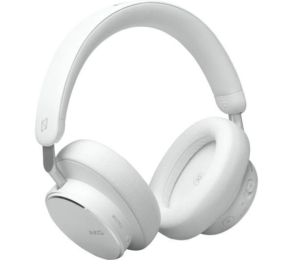 AKG N9 Hybrid Wireless Bluetooth Noise-Cancelling Headphones - White - Image 1