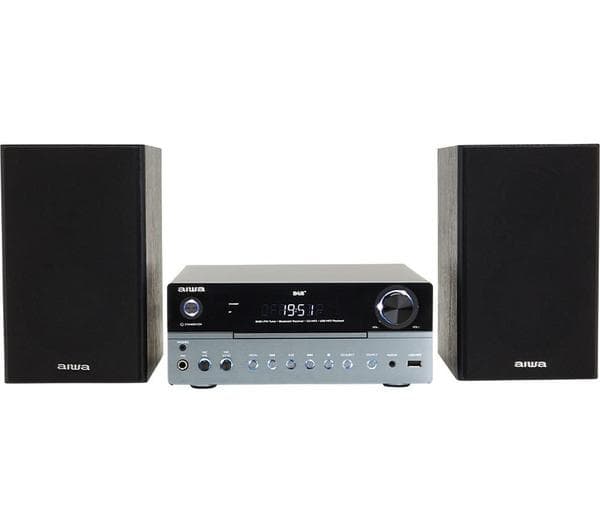 AIWA MSBTU-700DAB Bluetooth Mini Hi-Fi System - Black - Image 1