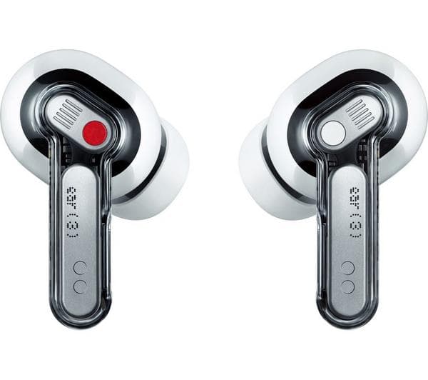 NOTHING Ear (3) Wireless Bluetooth Noise-Cancelling Earbuds - White - Image 1