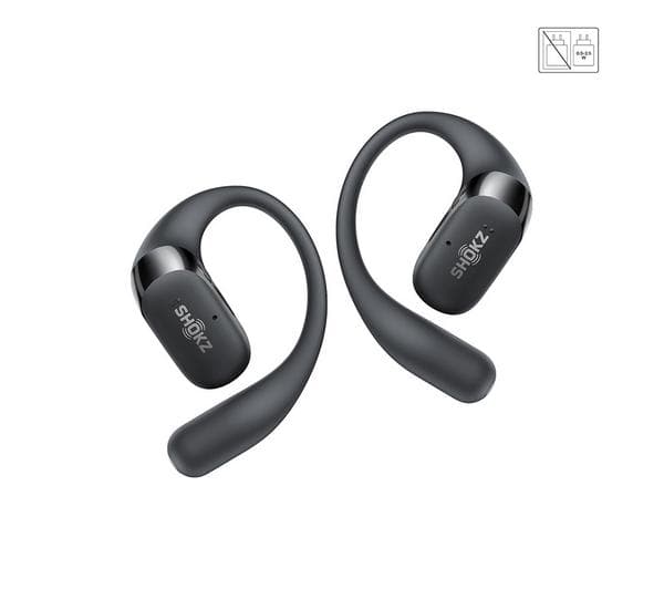 SHOKZ OpenFit 2+ Wireless Bluetooth Earbuds - Black - Image 1