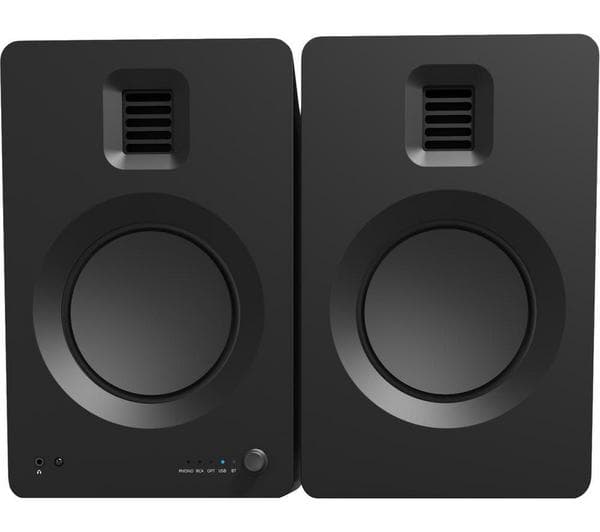 KANTO AUDIO TUK Powered Bluetooth Bookshelf Speakers - Matte Black - Image 1