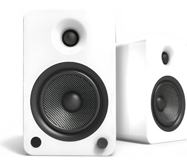 KANTO AUDIO YU6 Powered Bluetooth Bookshelf Speakers - Matte White - Image 1