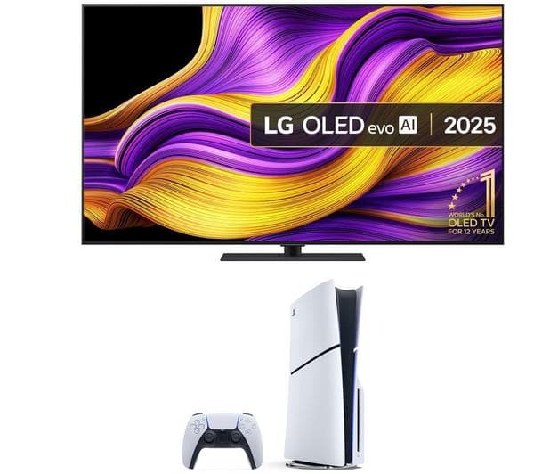 LG G5 65\" OLED evo AI 4K HDR Smart TV 2025 & PlayStation 5 Bundle - Image 1