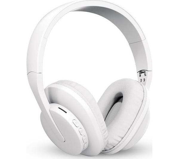 MENKIND RED5 Wireless Bluetooth Noise-Cancelling Headphones - White - Image 1