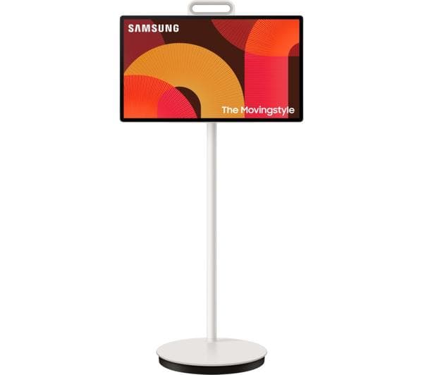 SAMSUNG The Movingstyle UE27LSM7FAXXXU 27\" Smart Quad HD HDR LED TV - White - Image 1