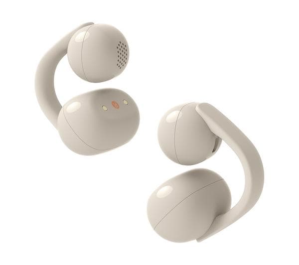 SONY LinkBuds Clip Open Wireless Bluetooth Earbuds - Greige - Image 1