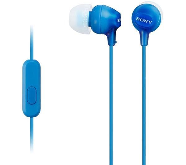 SONY EX15APLI Headphones - Blue - Image 1
