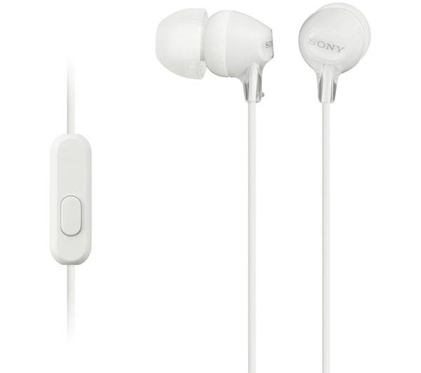 SONY EX15APW Headphones - White - Image 1