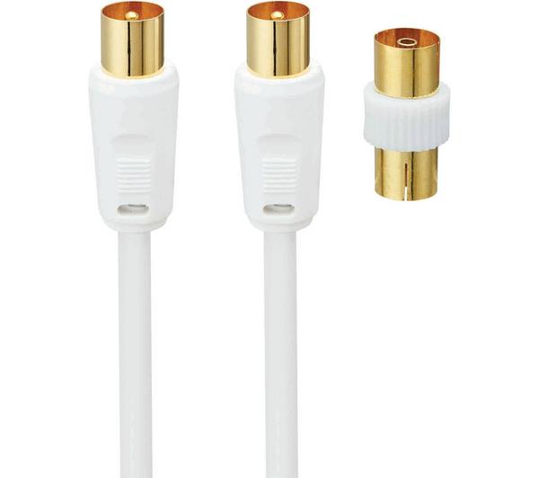 LOGIK L2AERA15 Male Aerial Cable - 2 m