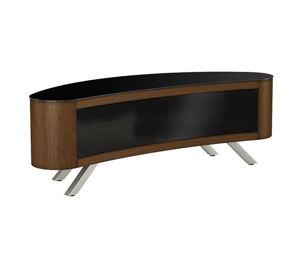 AVF Bay 1500 mm Curved TV Stand for up to 70\" TVs - Walnut