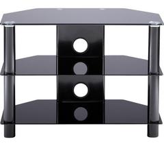 ALPHASON Essentials 800 ESS800/3-BLK Corner TV Stand for up to 36" TVs - Black