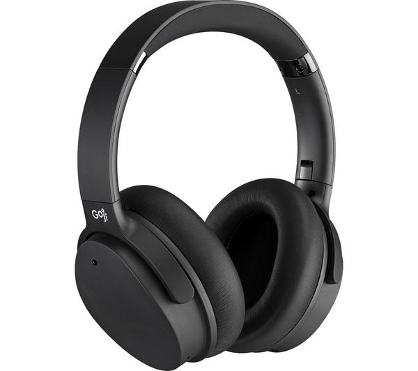 GOJI GTCNCPM21 Wireless Bluetooth Noise-Cancelling Headphones - Black