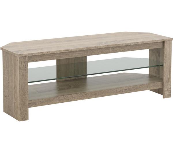 AVF Calibre CA115GOX 1150 mm Corner TV Stand for up to 55\" TVs – Rustic Sawn Oak