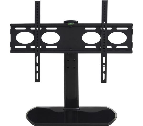 TTAP PED44S Swivel Tabletop TV Stand with Bracket for 32 - 55\" TVs - Black