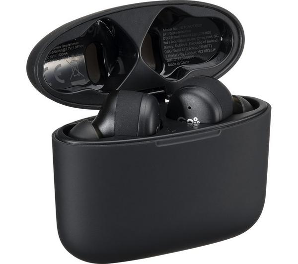 GOJI GTCNCTW22 Wireless Bluetooth Noise-Cancelling Earbuds - Black