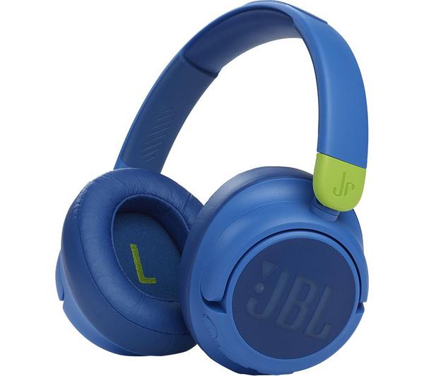 JBL JR 460NC Wireless Bluetooth Noise-Cancelling Kids Headphones - Blue