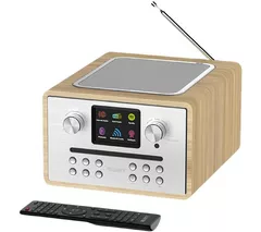 MAJORITY Homerton 2 DAB+/FM Smart Bluetooth Radio - Oak