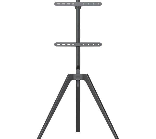 TTAP Tripod-Black 820 mm TV Stand with Bracket for up to 65\" TVs - Black Wood