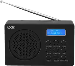 LOGIK L2DAB23 Portable DAB+/FM Radio - Black