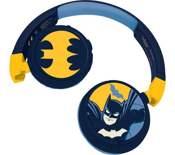 LEXIBOOK HPBT010BAT Wireless Bluetooth Kids Headphones - Batman