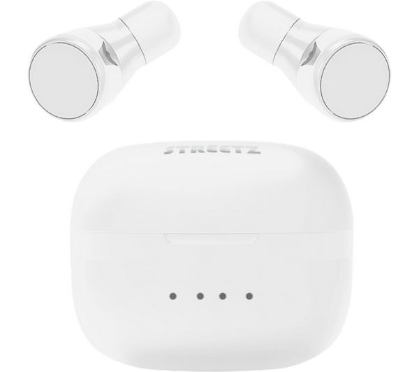 STREETZ TWS-1109 Wireless Bluetooth Earbuds - White