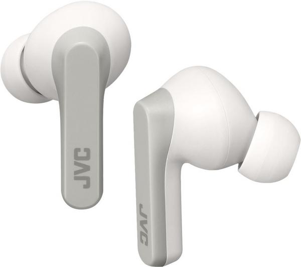 JVC HA-A9T Wireless Bluetooth Earbuds - Grey & White