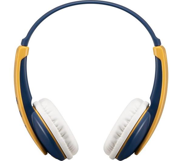 JVC TINYPHONES HA-KD10W Wireless Bluetooth Kids Headphones - Yellow & Blue