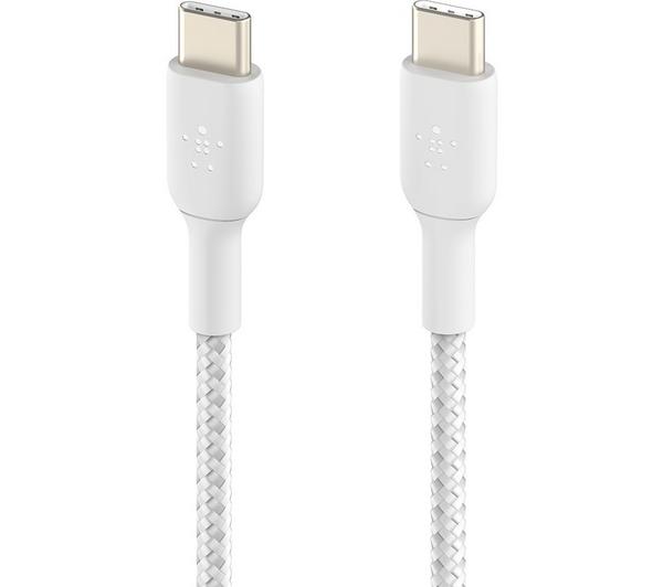 BELKIN Braided USB Type-C Cable - 1 m, White