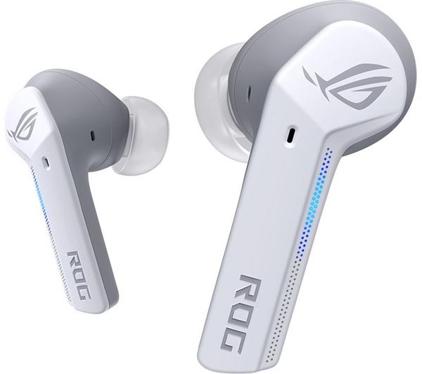 ASUS ROG Cetra Wireless Bluetooth Noise-Cancelling Earbuds – White