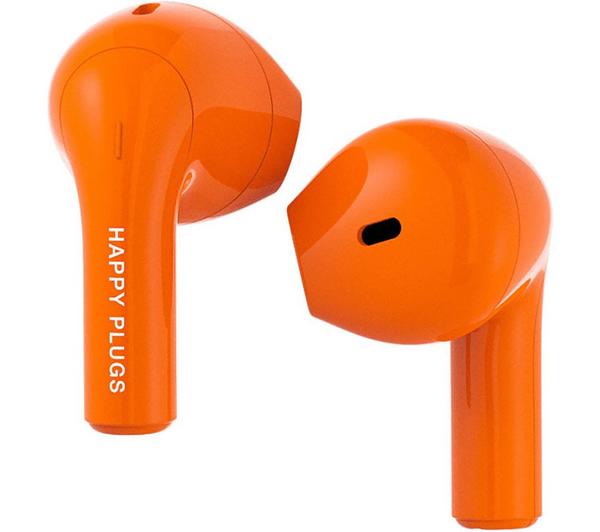 HAPPY PLUGS Joy Wireless Bluetooth Earbuds - Orange