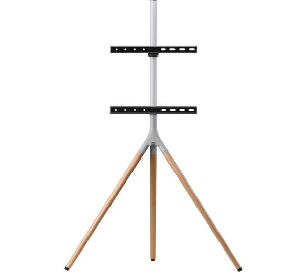 ONE FOR ALL WM 7472 190 mm Tripod TV Stand for 32-65\" TVs - Dark Oak