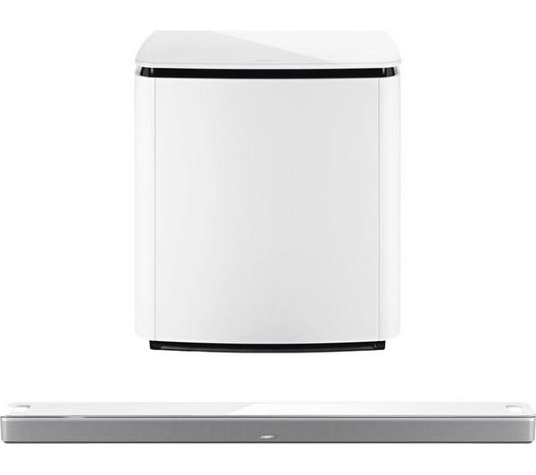 BOSE Smart Ultra 5.1.2 Soundbar with Dolby Atmos & Amazon Alexa & Bass Module 700 (White) Bundle