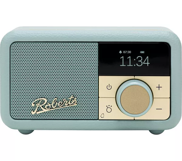 ROBERTS Revival Petite 2 DAB+/FM Retro Bluetooth Radio - Duck Egg