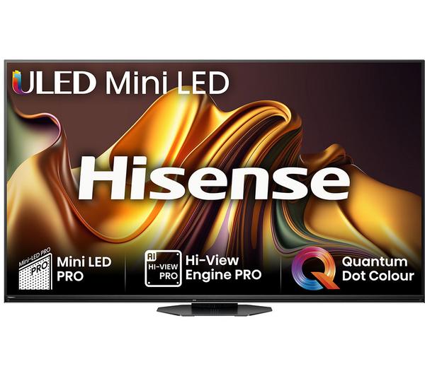 HISENSE 75U8NQTUK 75\" Smart 4K Ultra HD HDR Mini LED TV with Amazon Alexa