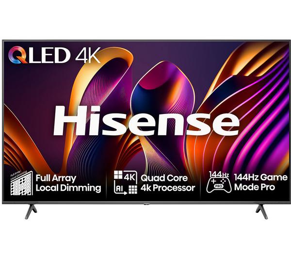 HISENSE 75E7NQTUK PRO 75\" Smart 4K Ultra HD HDR QLED TV with Amazon Alexa