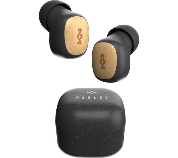 HOUSE OF MARLEY Smile Jamaica Wireless Bluetooth Earbuds - Signature Black